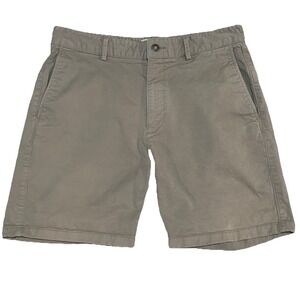 Flint And Tinder Shorts Mens 32x6 Khaki Chino Casual 365